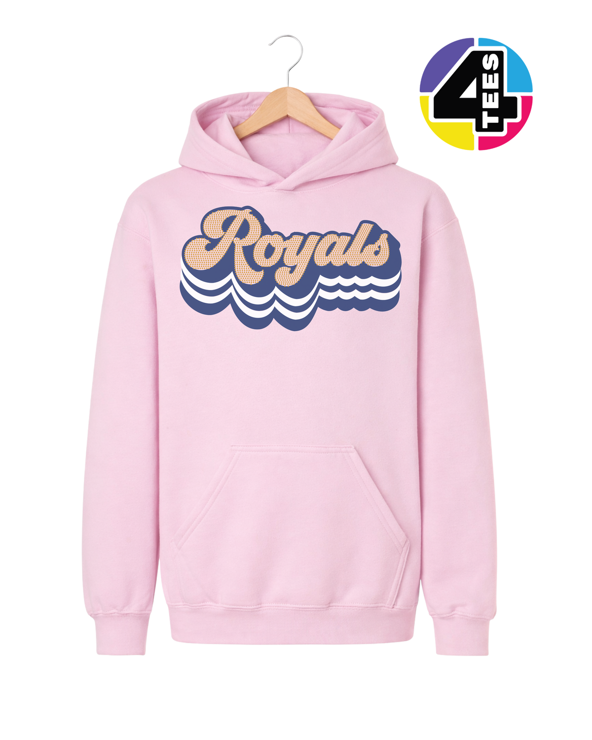 Kansas City Baseball Spangle Youth Hoodie