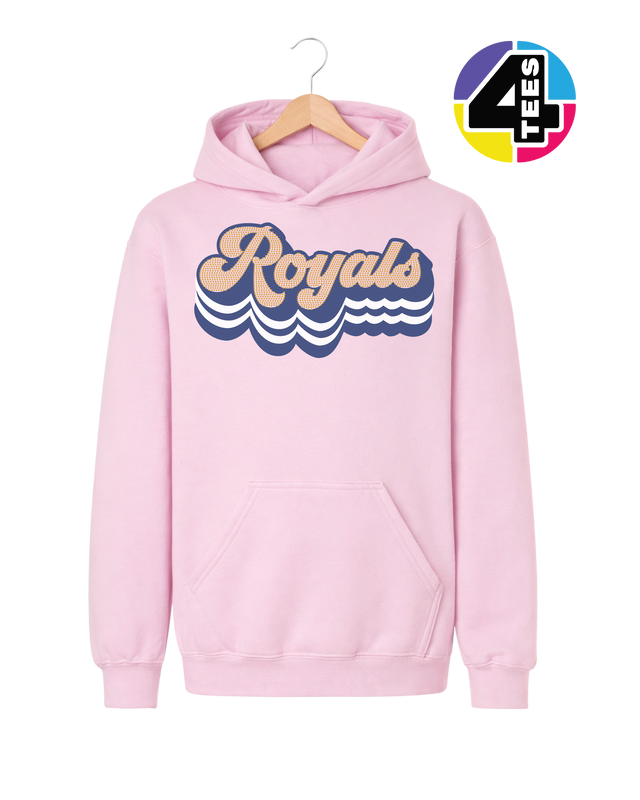 Kansas City Baseball Spangle Youth Hoodie