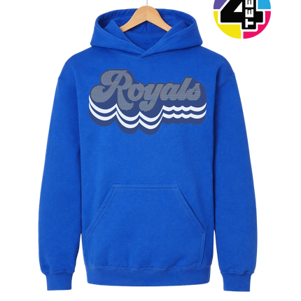 Kansas City Baseball Spangle Youth Hoodie