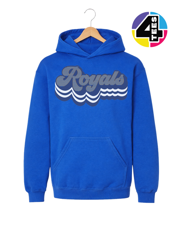 Kansas City Baseball Spangle Youth Hoodie