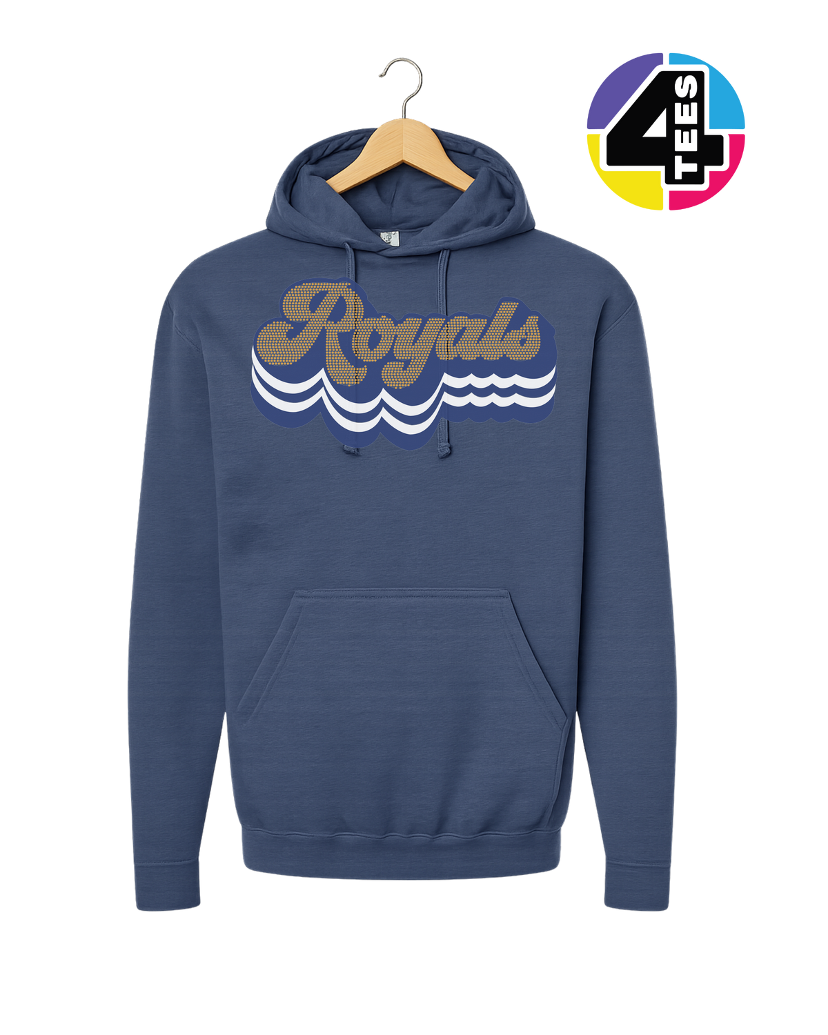 Kansas City Baseball Spangle Hoodie