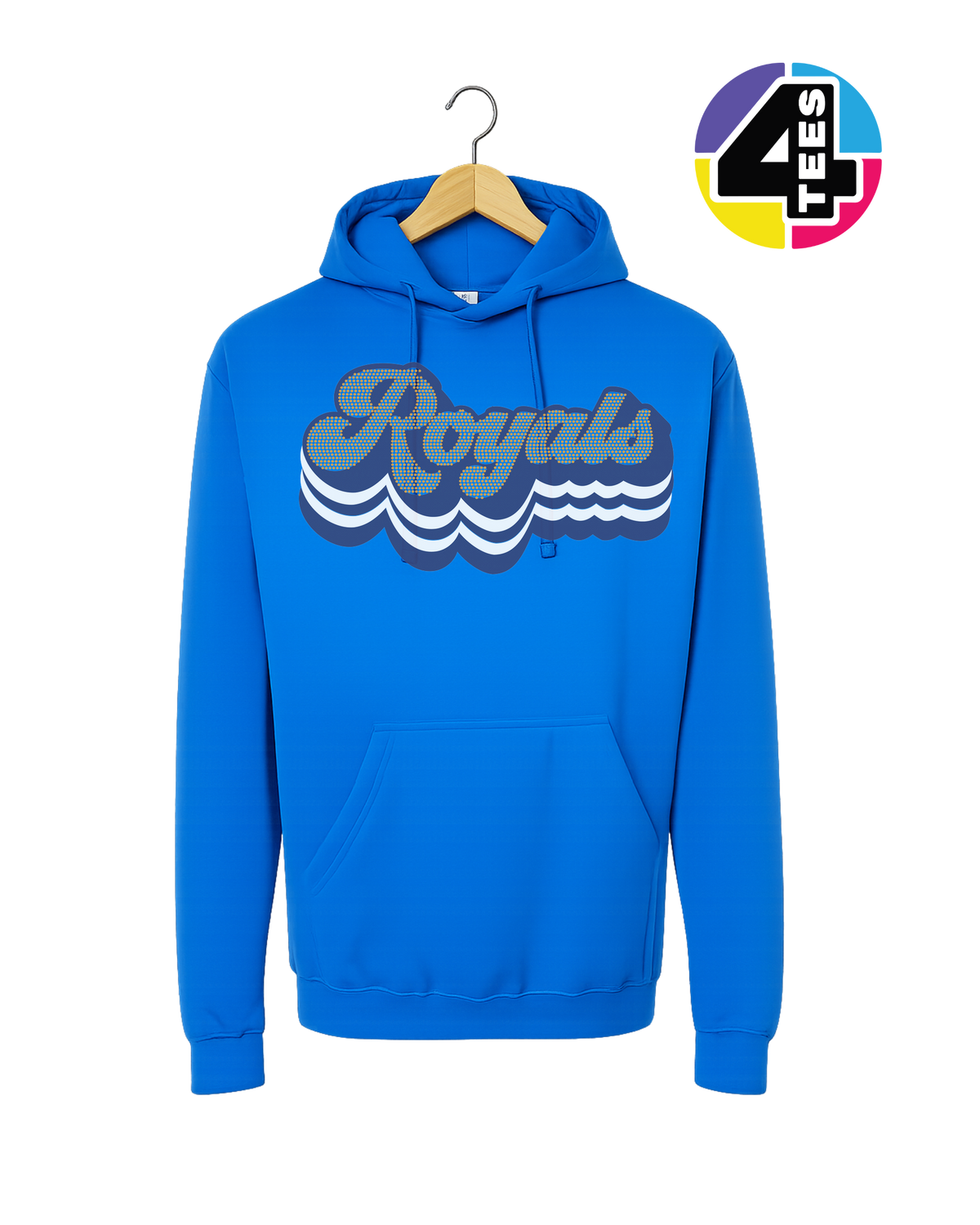 Kansas City Baseball Spangle Hoodie