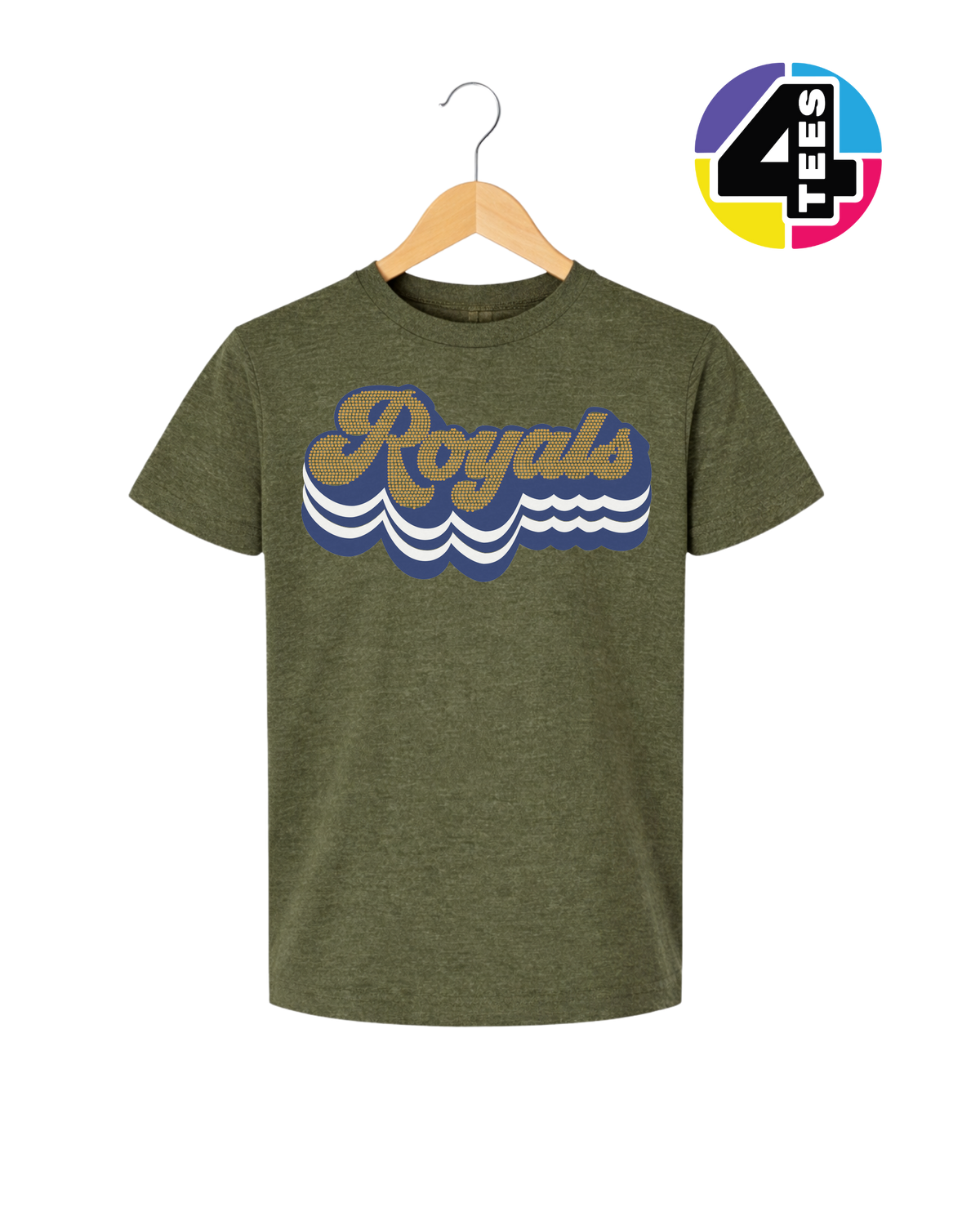 Kansas City Baseball Spangle Youth Tee