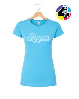 Kansas City Baseball Script Spangle Women's Tee