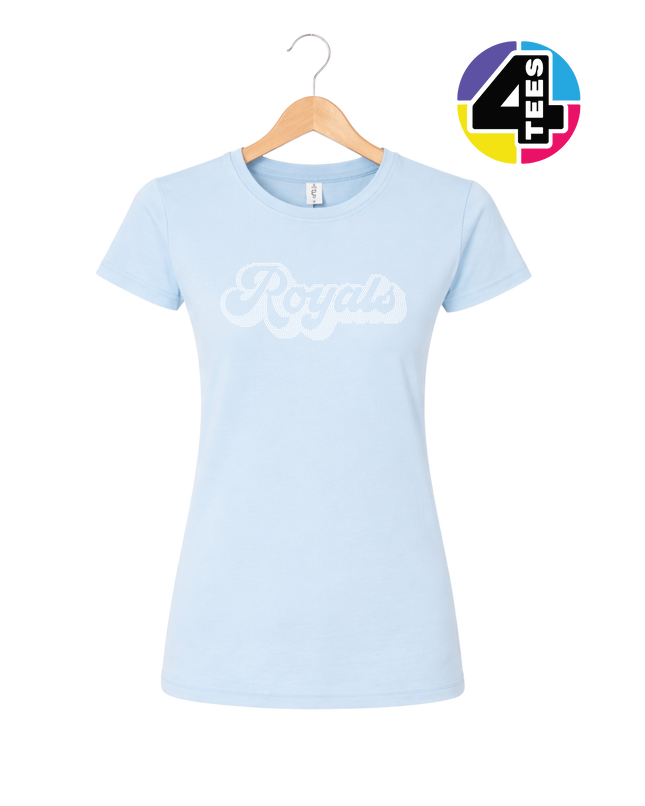 Kansas City Baseball Script Spangle Women's Tee