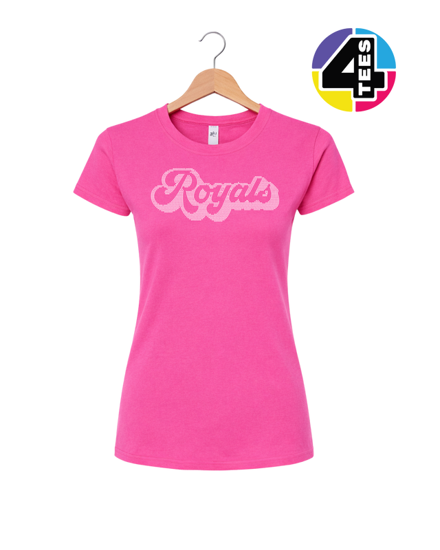 Kansas City Baseball Script Spangle Women's Tee
