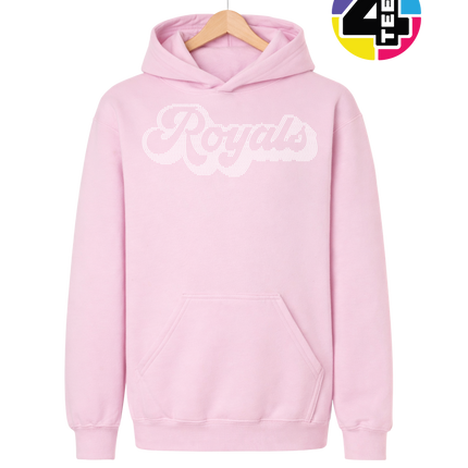 Kansas City Baseball Script Spangle Youth Hoodie