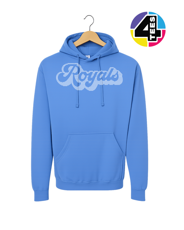 Kansas City Baseball Script Spangle Hoodie