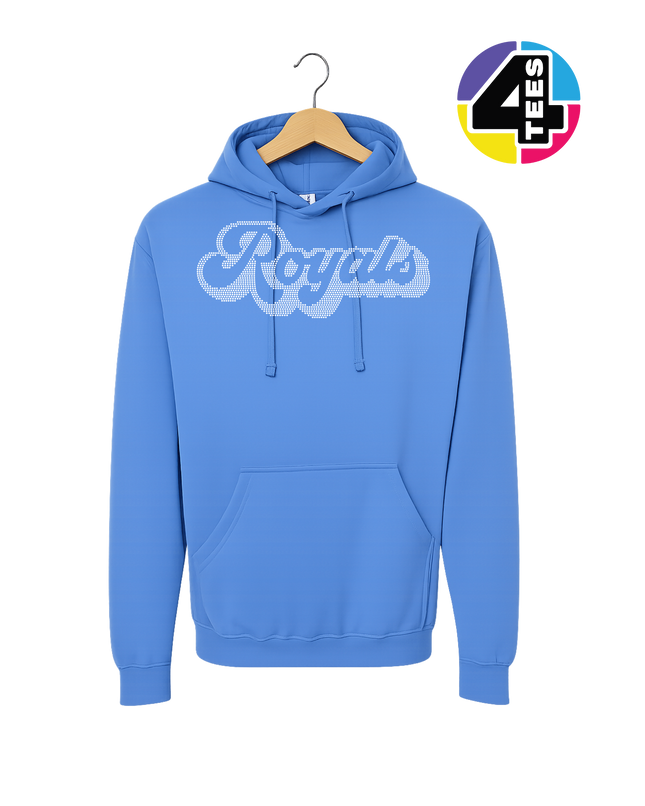 Kansas City Baseball Script Spangle Hoodie