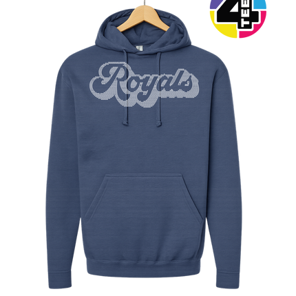 Kansas City Baseball Script Spangle Hoodie