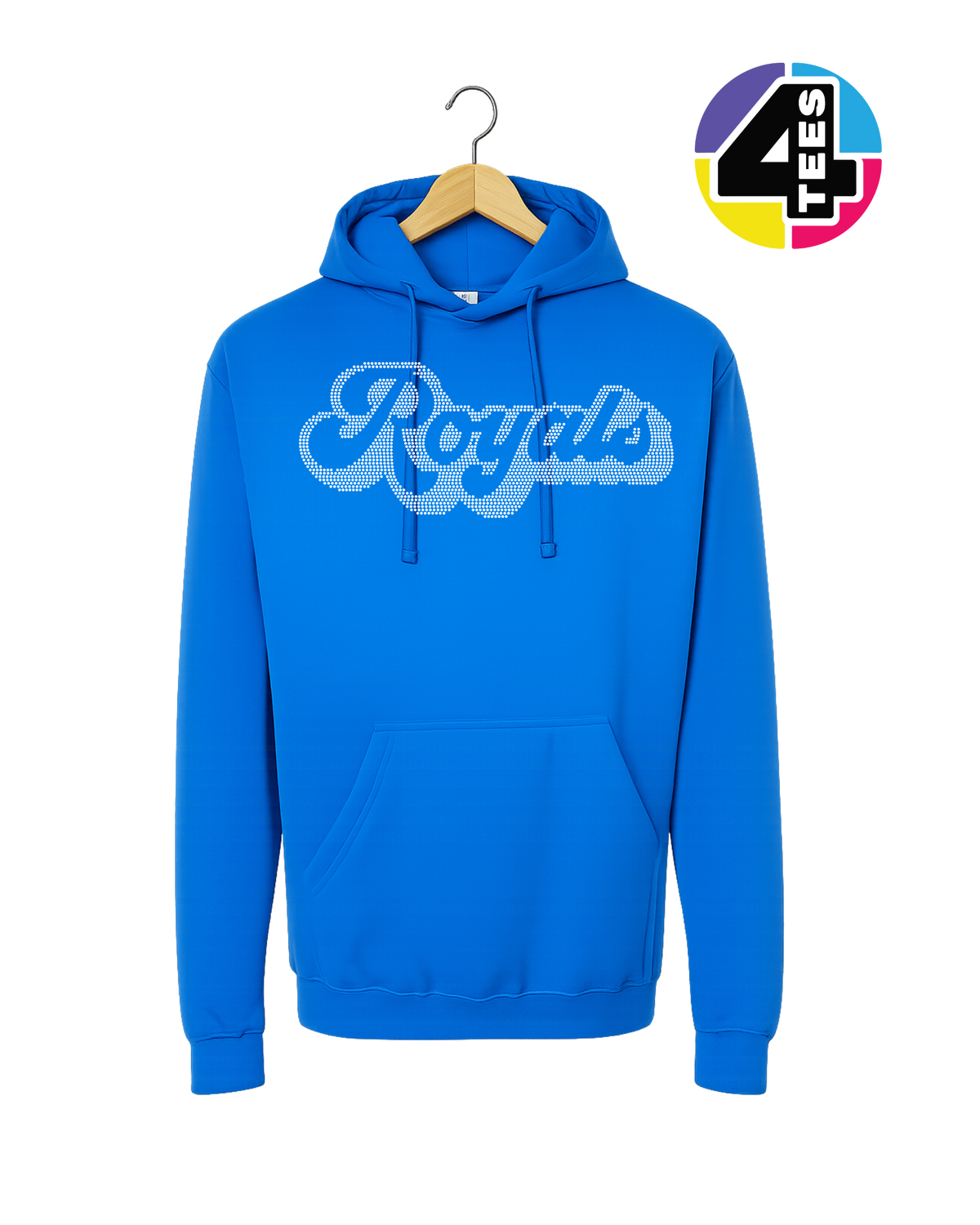 Kansas City Baseball Script Spangle Hoodie