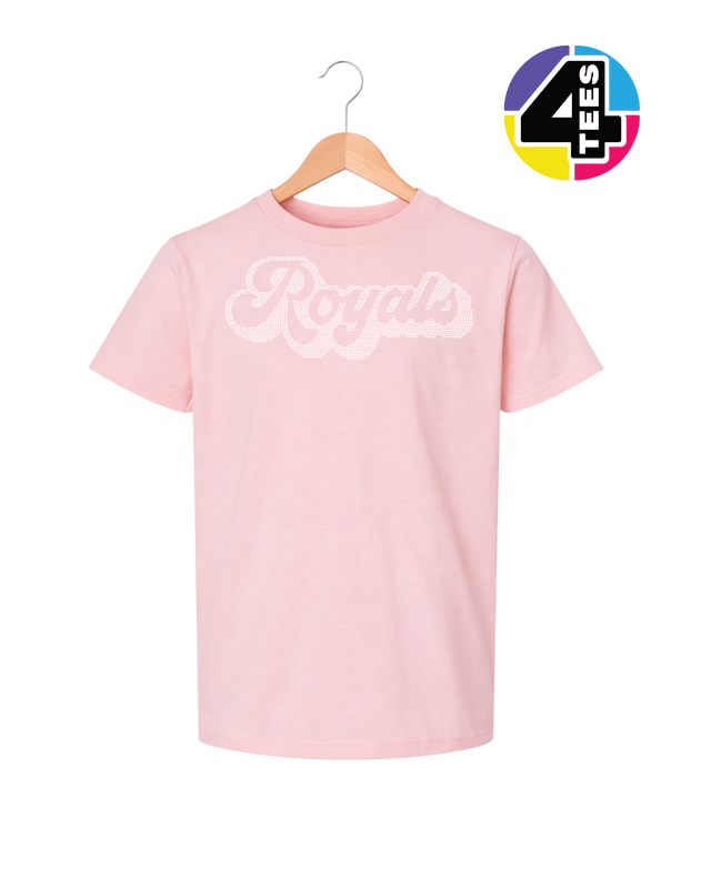 Kansas City Baseball Script Spangle Youth Tee