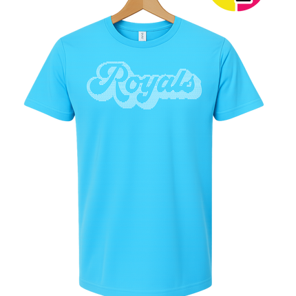 Kansas City Baseball Script Spangle Tee