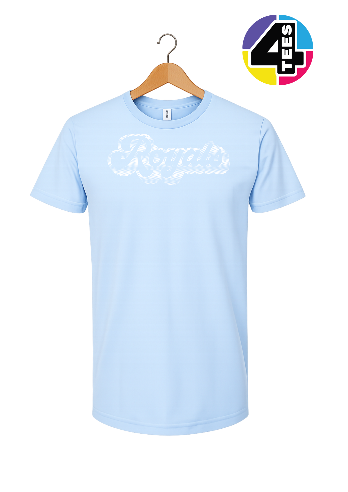 Kansas City Baseball Script Spangle Tee