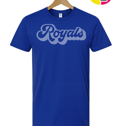 Kansas City Baseball Script Spangle Tee