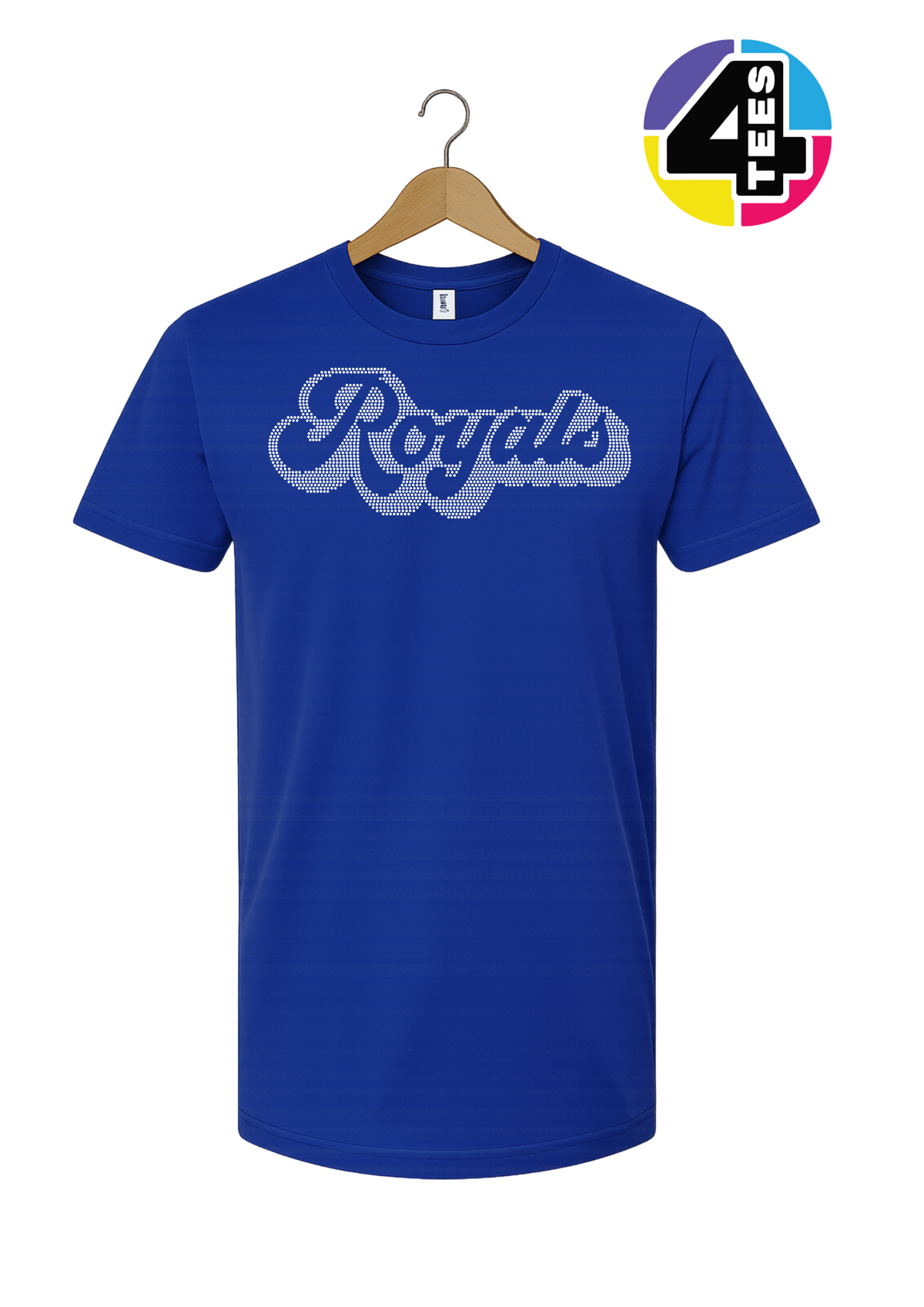 Kansas City Baseball Script Spangle Tee