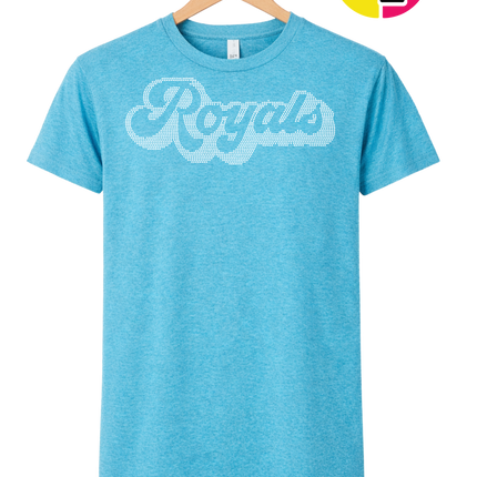 Kansas City Baseball Script Spangle Tee