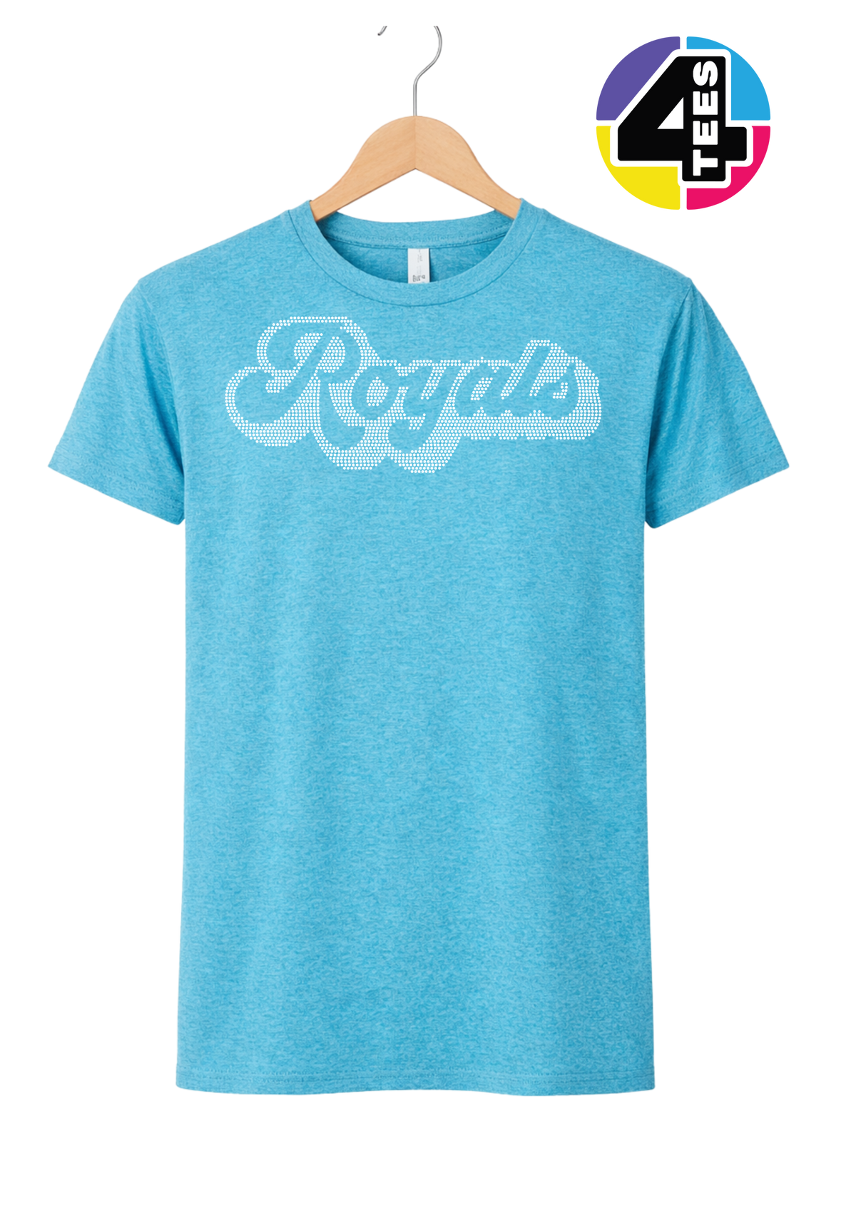 Kansas City Baseball Script Spangle Tee