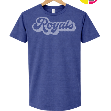 Kansas City Baseball Script Spangle Tee