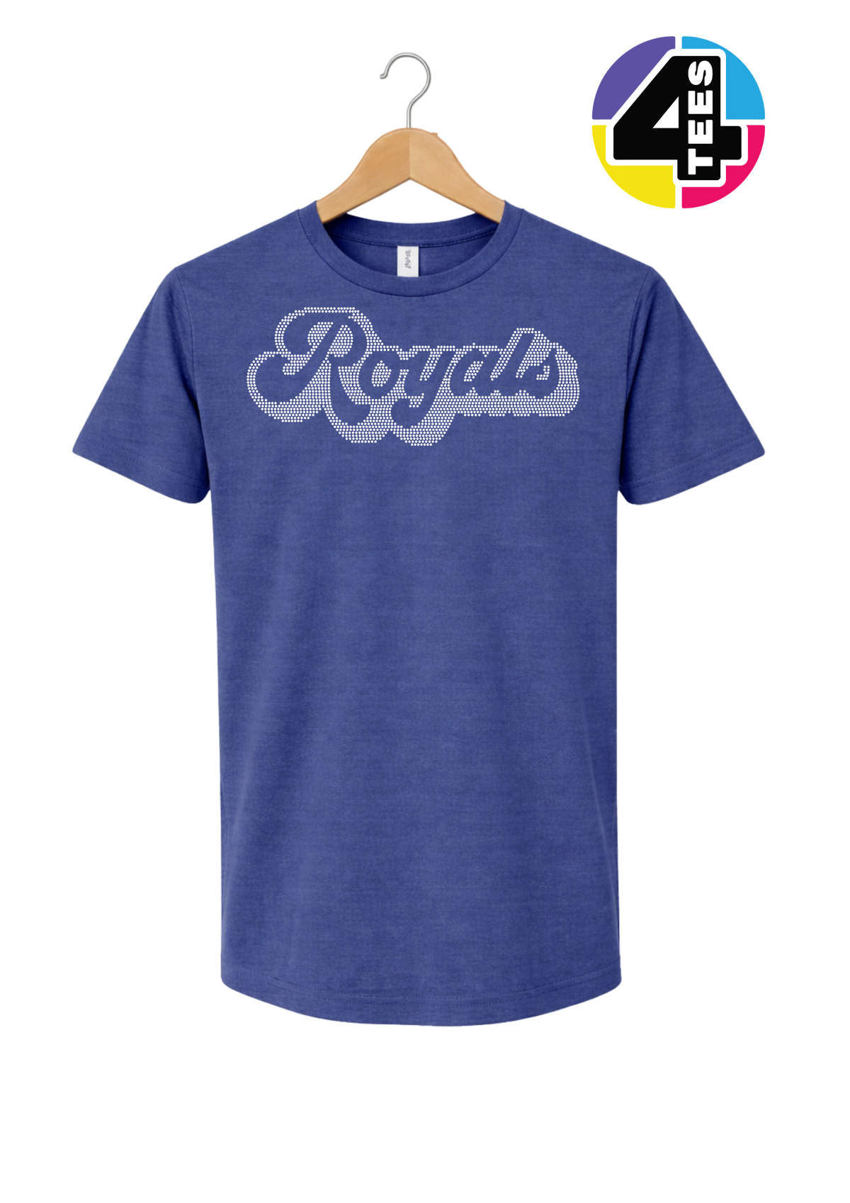 Kansas City Baseball Script Spangle Tee