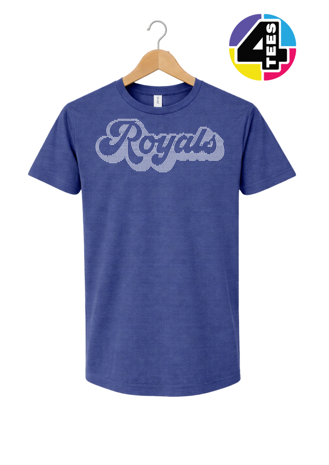 Kansas City Baseball Script Spangle Tee