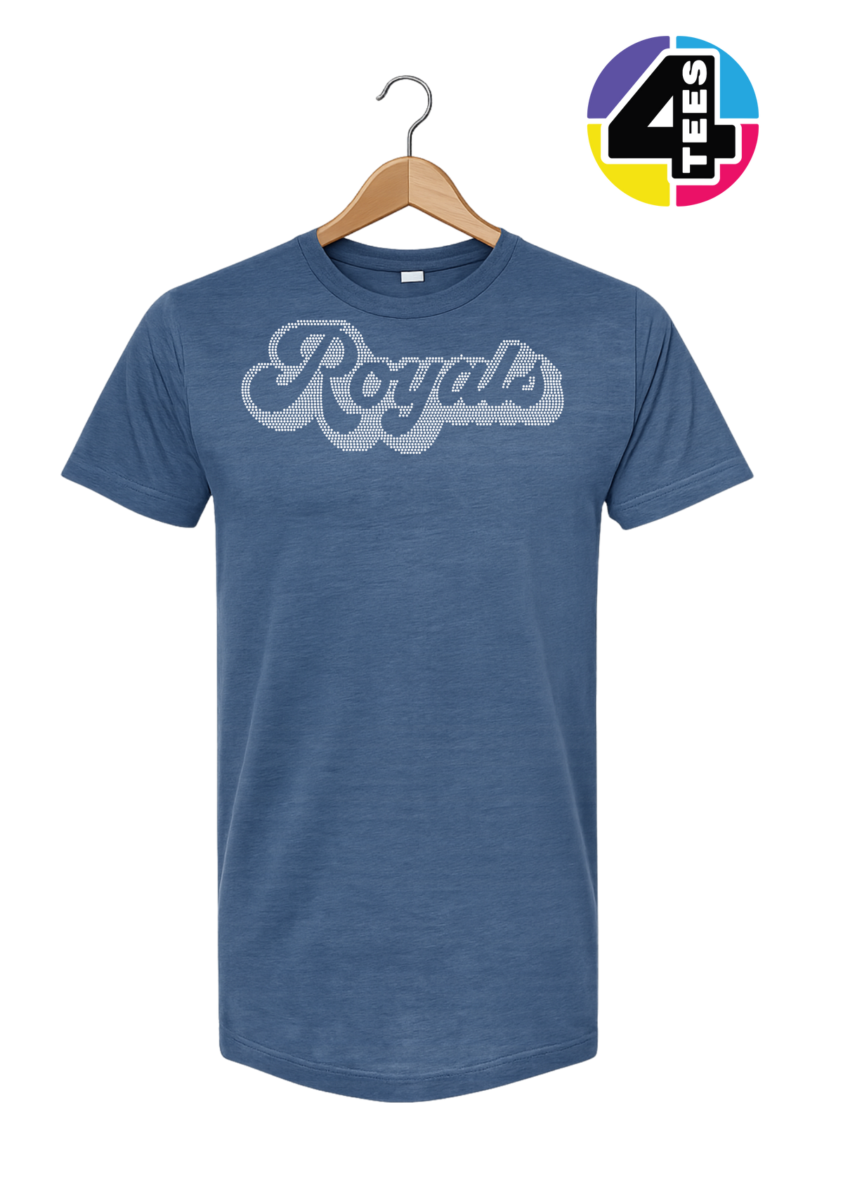 Kansas City Baseball Script Spangle Tee