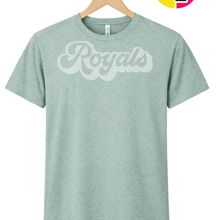 Kansas City Baseball Script Spangle Tee