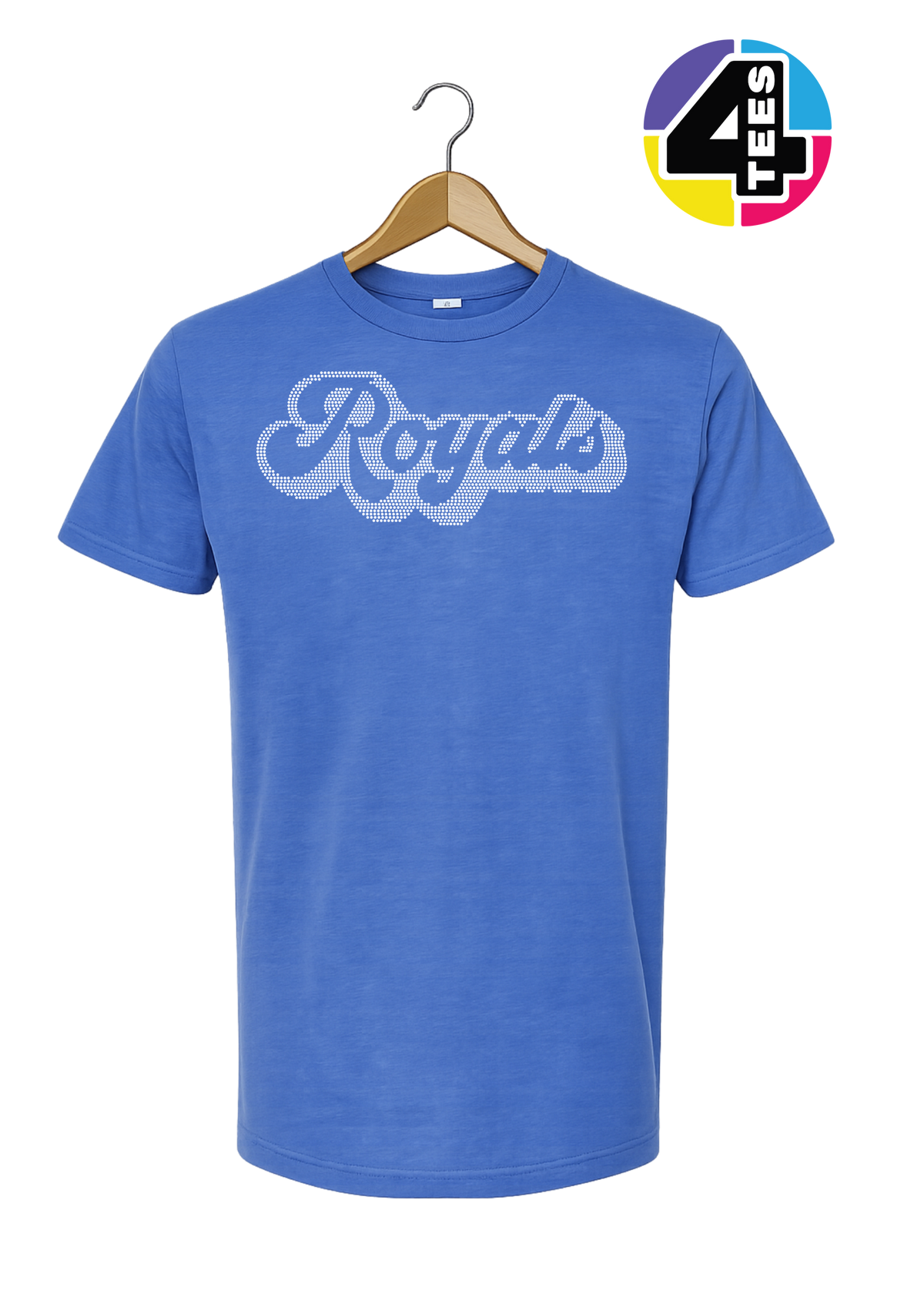 Kansas City Baseball Script Spangle Tee