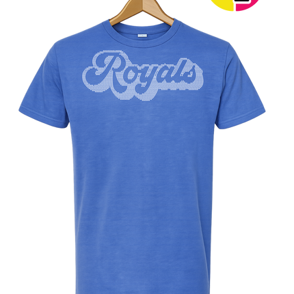 Kansas City Baseball Script Spangle Tee