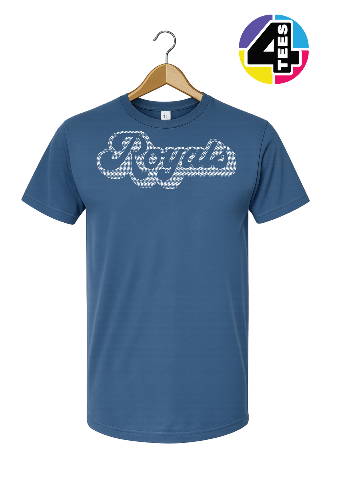 Kansas City Baseball Script Spangle Tee