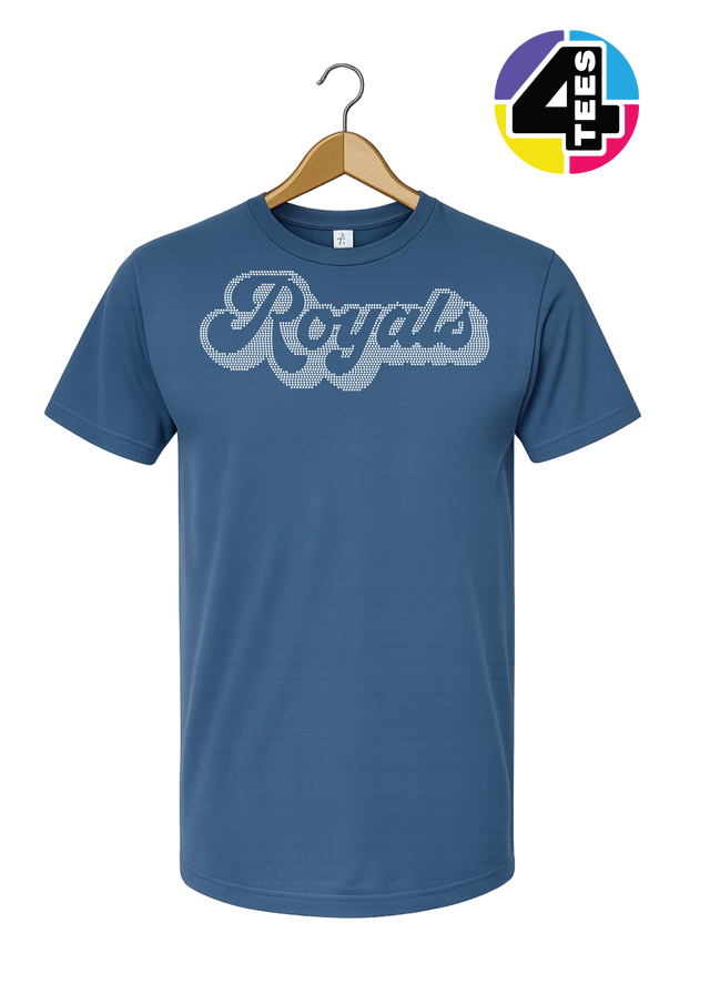 Kansas City Baseball Script Spangle Tee
