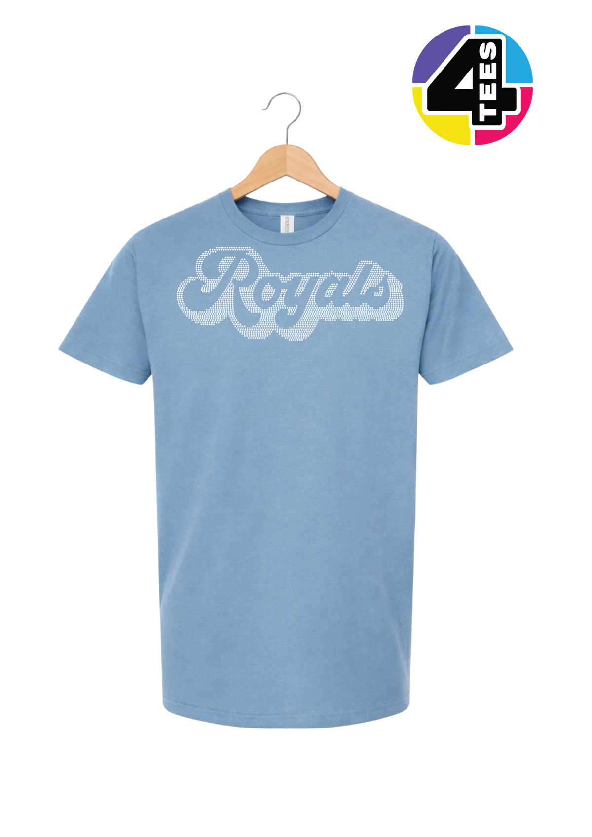 Kansas City Baseball Script Spangle Tee