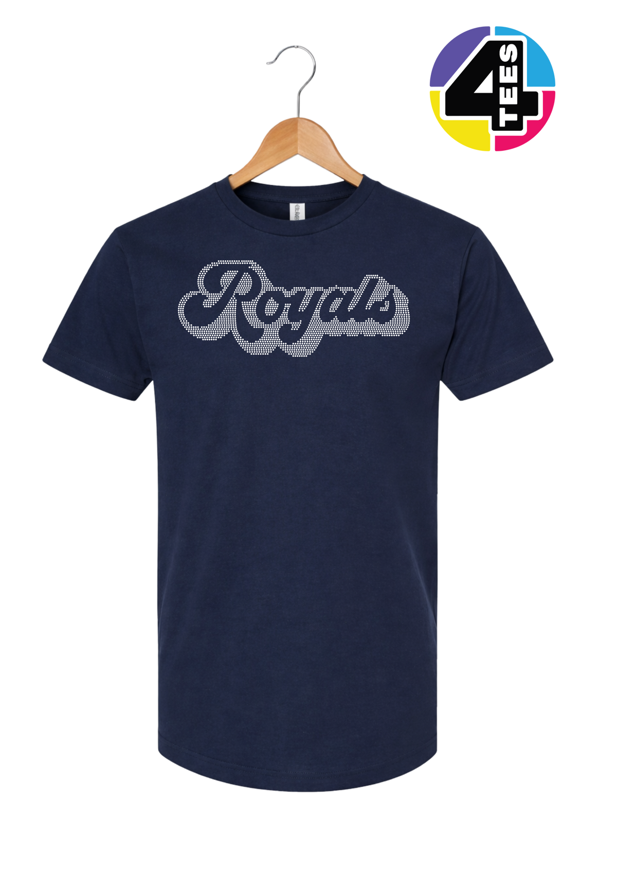 Kansas City Baseball Script Spangle Tee