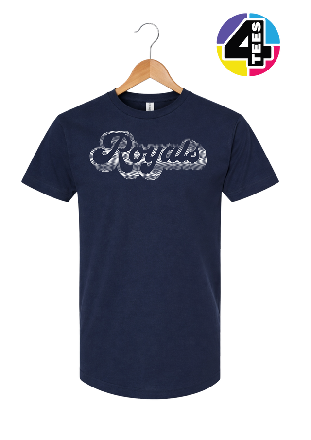 Kansas City Baseball Script Spangle Tee