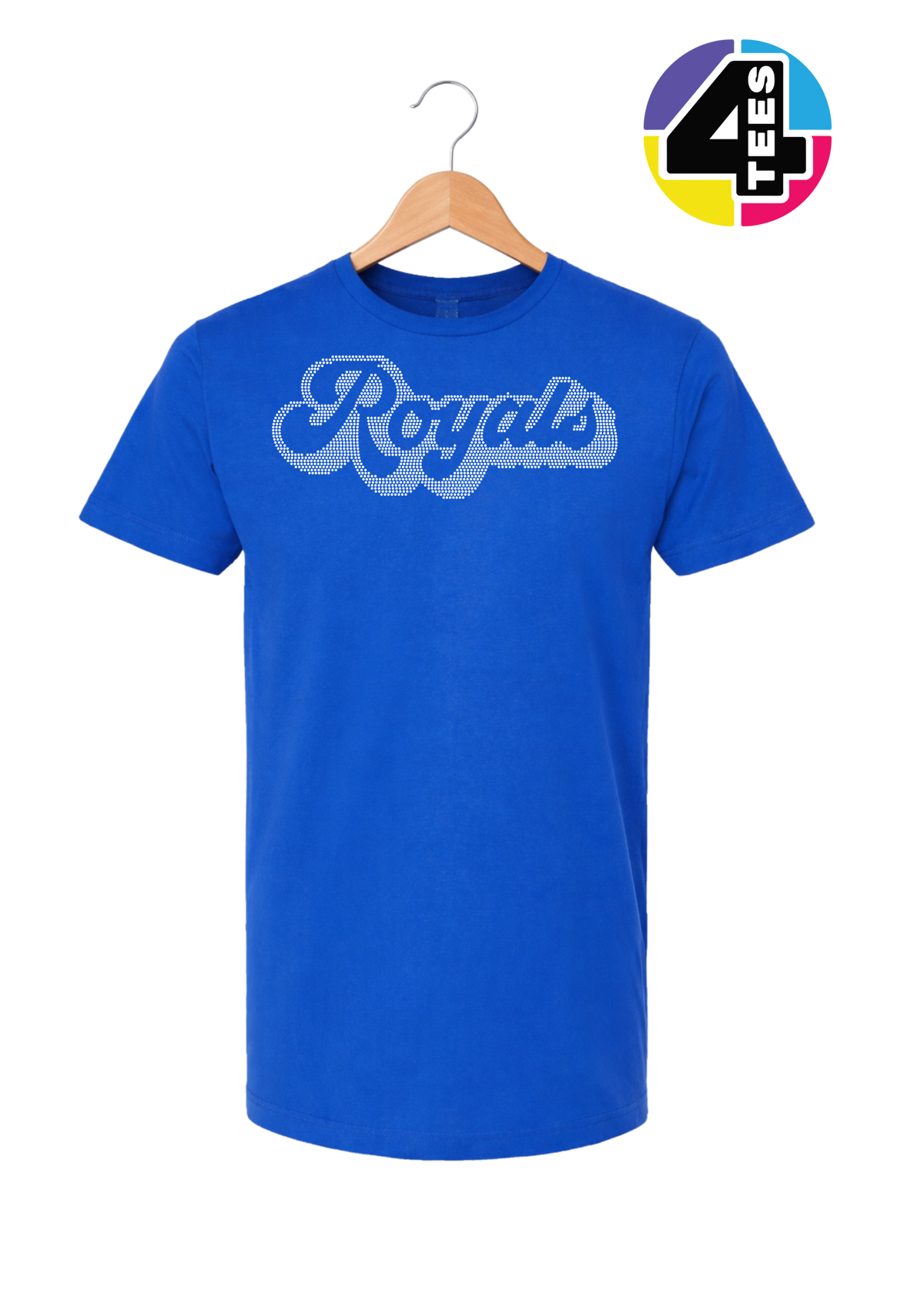 Kansas City Baseball Script Spangle Tee