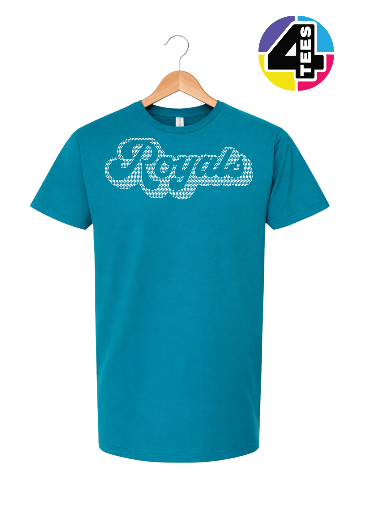 Kansas City Baseball Script Spangle Tee