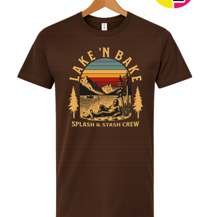 Boat Waves & Sun Rays Lake Days Vibes Tee