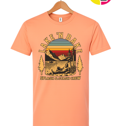 Boat Waves & Sun Rays Lake Days Vibes Tee