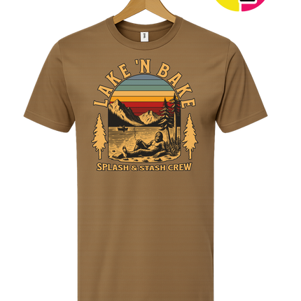 Boat Waves & Sun Rays Lake Days Vibes Tee