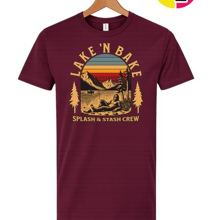 Boat Waves & Sun Rays Lake Days Vibes Tee