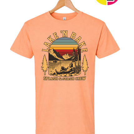 Boat Waves & Sun Rays Lake Days Vibes Tee