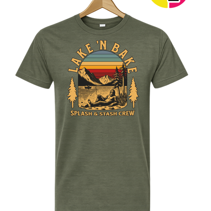 Boat Waves & Sun Rays Lake Days Vibes Tee