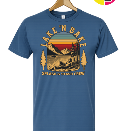 Boat Waves & Sun Rays Lake Days Vibes Tee