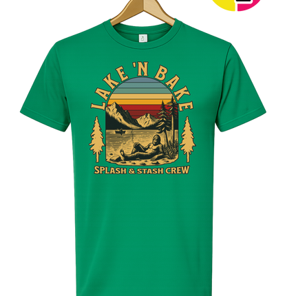 Boat Waves & Sun Rays Lake Days Vibes Tee