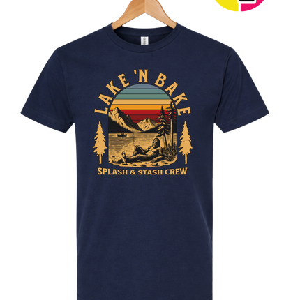 Boat Waves & Sun Rays Lake Days Vibes Tee