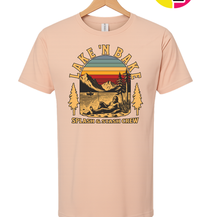 Boat Waves & Sun Rays Lake Days Vibes Tee