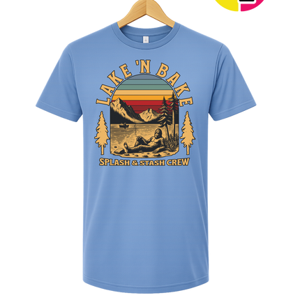 Boat Waves & Sun Rays Lake Days Vibes Tee