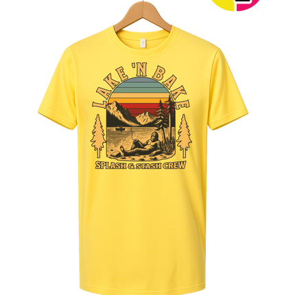 Boat Waves & Sun Rays Lake Days Vibes Tee