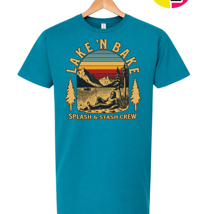 Boat Waves & Sun Rays Lake Days Vibes Tee