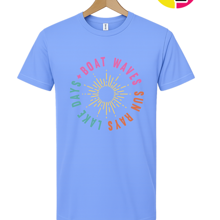Sunburst Lake Days Tee